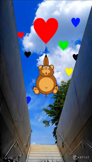 Flying Teddy Digital Art - Photography
